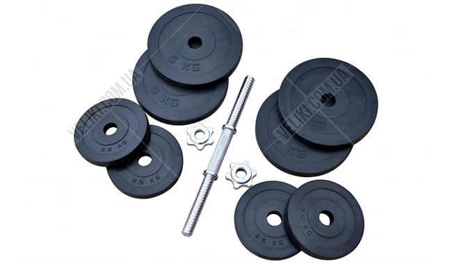 Гантель RN-Sport 31 кг - дополнительное фото 8