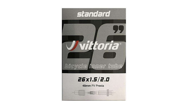 Камера 26" Vittoria Standard 26x1.5-2.0" Presta 48 мм - фото 1