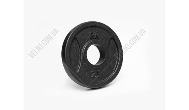 Гантель олімпійська RN-Sport металева 41 кг - дополнительное фото 3