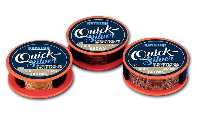 Поводковый материал Kryston Quicksilver Shock Leader 25 lb 20 м - фото 1