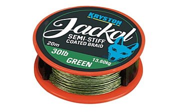 Повідковий матеріал Kryston Jackal Semi-Stiff Coated Braid 30lb 20m