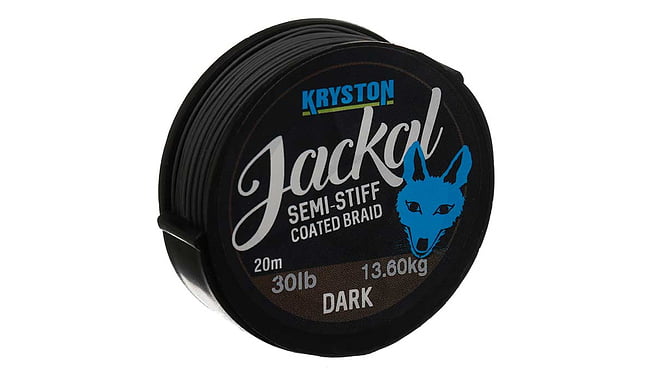 Поводковый материал Kryston Jackal Semi-Stiff Coated Braid 30 lb 20 м - фото 2