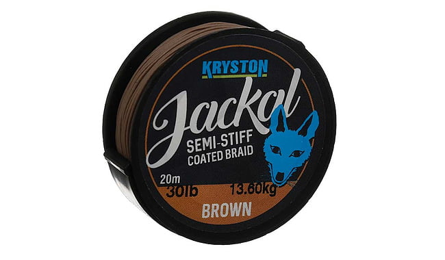 Поводковый материал Kryston Jackal Semi-Stiff Coated Braid 30 lb 20 м - фото 1