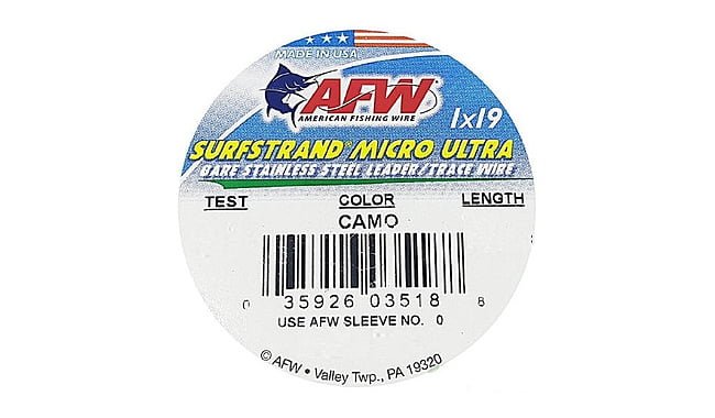 Повідковий матеріал AFW Surfstrand Micro Ultra 1x19 5kg (1m) - фото 1