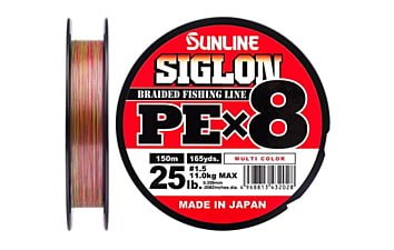 Шнур Sunline Siglon PE х8 150 м 0.209 мм 11,0 кг