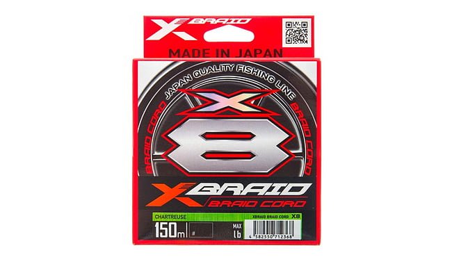 Шнур YGK X-Braid Braid Cord X8 150 m 0.3-0.09 mm 8 lb 3.6 kg - фото 1