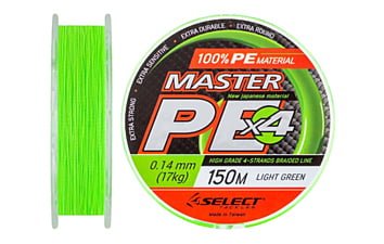 Шнур Select Master PE 150 м 0.14 мм 17 кг