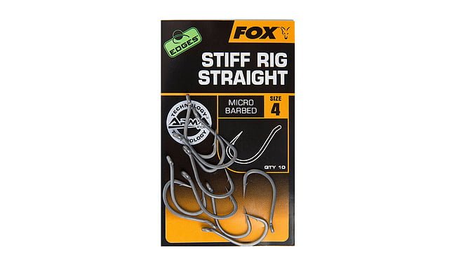 Крючки Fox Edges Armapoint Stiff Rig Straight size 4 - фото 1