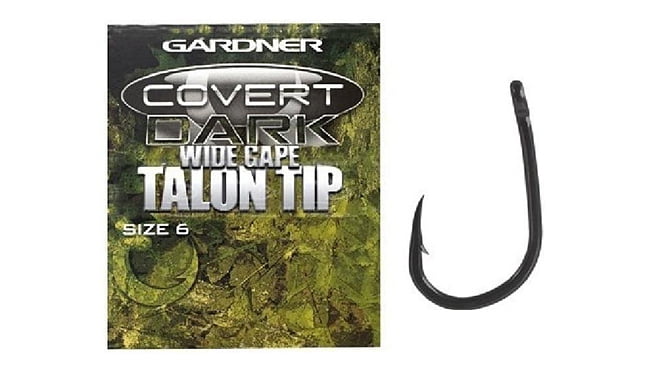 Крючок Gardner Covert Dark Wide Gape Talon Tip №6 - фото 1