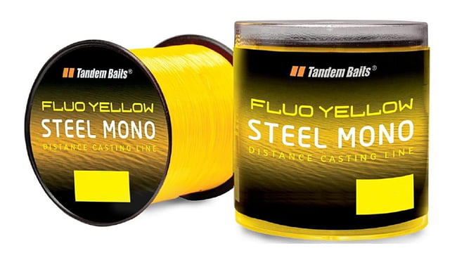 Волосінь Tandem Baits Steel Mono Fluo 600 m 0.30 mm 6.4 kg - фото 1