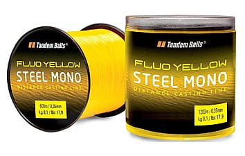 Леска Tandem Baits Steel Mono Fluo 1200 м 0,30 мм 6,4 кг
