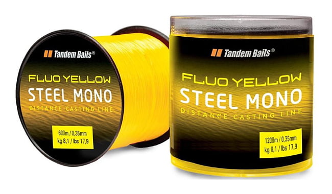 Волосінь Tandem Baits Steel Mono Fluo 1200 m 0.30 mm 6.4 kg - фото 1