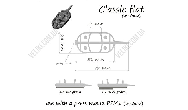 Кормушка Orange Method Classic Flat 100 г - дополнительное фото 4