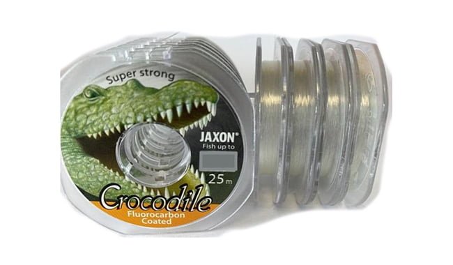 Леска Jaxon Crocodile Fluorocarbon 25 м 0,10 мм 2 кг - фото 1