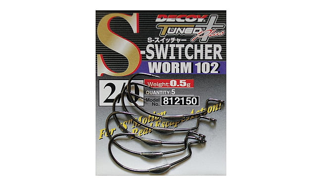 Крючки Decoy S-Switcher Worm 102 №2 / 0 - фото 1