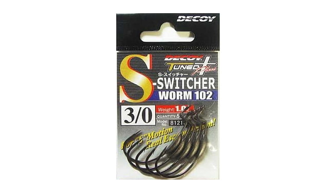 Крючки Decoy S-Switcher Worm 102 №3 / 0 - фото 1