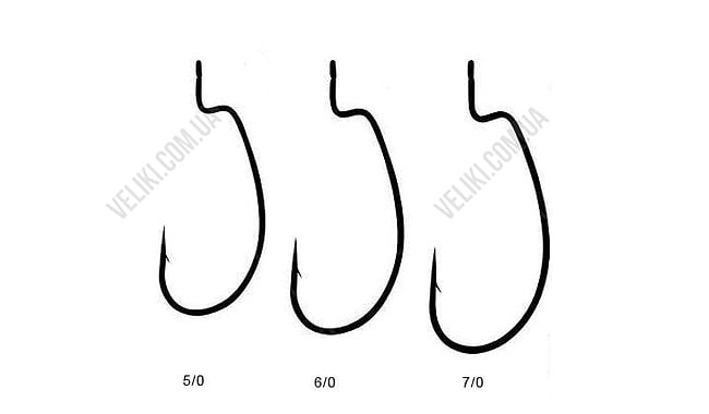 Гачки Decoy Hook Worm 18 Monster Bass №6 / 0 - дополнительное фото 1