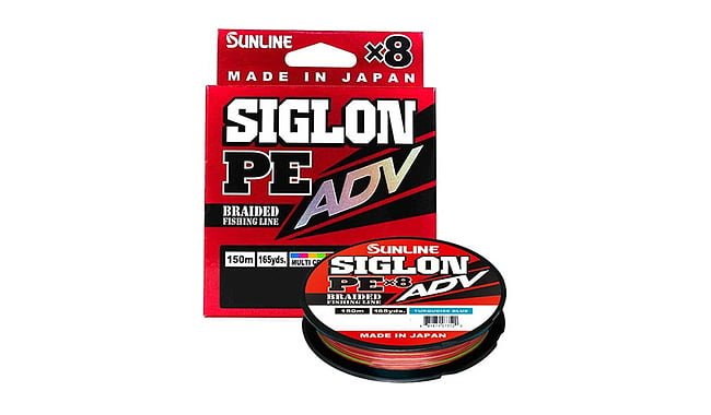 Шнур Sunline Siglon PE ADV х8 150 м #0,5 0,121 мм 2,7 кг - фото 1