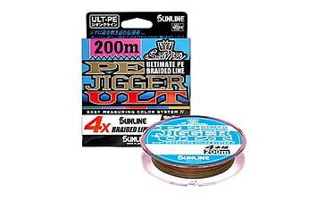 Шнур Sunline PE-Jigger ULT 200 м #0,6 0,128 мм 4,5 кг