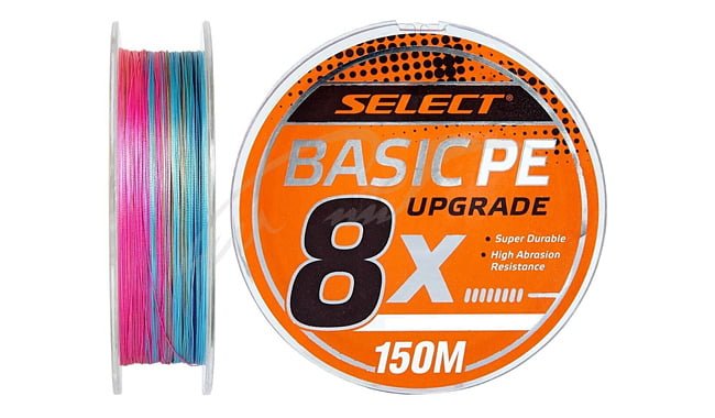 Шнур Select Basic PE 8x 150 м #0,8 0,12 мм 6 кг - фото 1