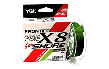 Шнур YGK Frontier Braid Cord X8 150 м #1,2 0,185 мм 9 кг