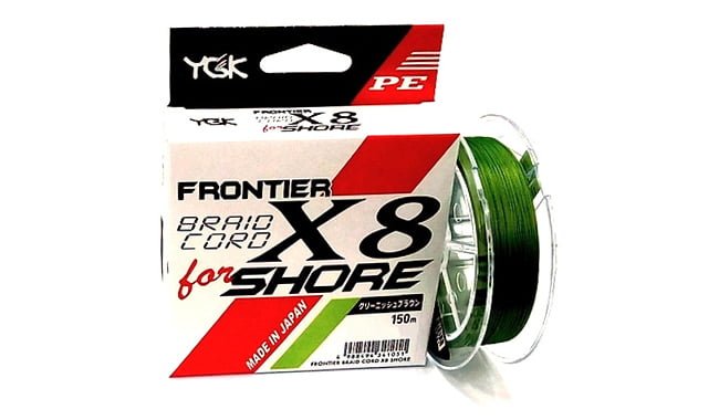 Шнур YGK Frontier Braid Cord X8 150 m 1.0-0.165 mm 7.2 kg - фото 1