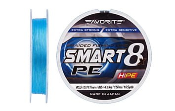 Шнур Favorite Smart PE 8x 150 м #0,5 0,117 мм 4,1 кг