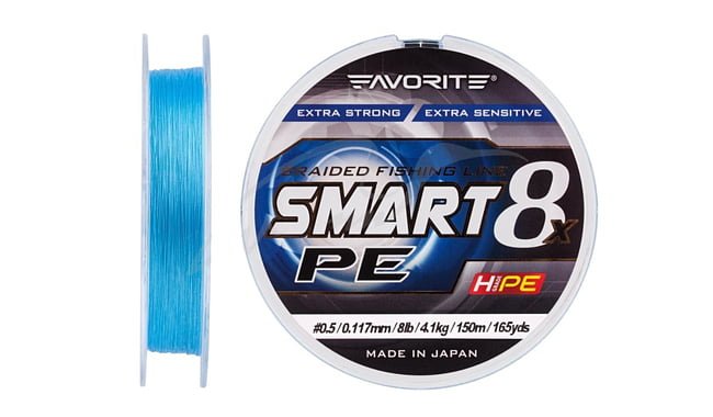 Шнур Favorite Smart PE 8x 150 m 0.5-0.117 mm 4.1 kg - фото 2