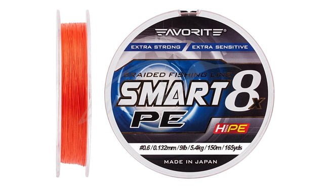 Шнур Favorite Smart PE 8x 150 m 0.6-0.132 mm 5.4 kg - фото 1