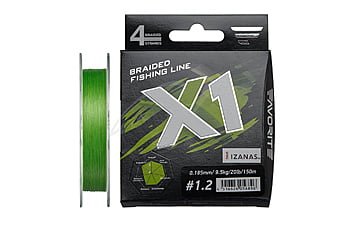 Шнур Favorite X1 PE 4x 150 м 0.185 мм 9.5 кг