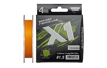 Шнур Favorite X1 PE 4x 150 м 0.205 мм 11.4 кг
