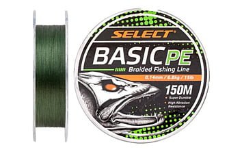 Шнур Select Basic PE 150 м 0,14 мм 6,8 кг