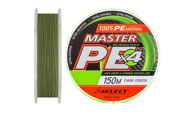Шнур Select Master PE 150 м 0.12 мм 15 кг - фото 1