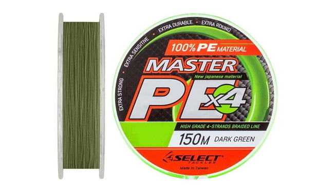 Шнур Select Master PE 150 м 0,18 мм 21 кг - фото 1