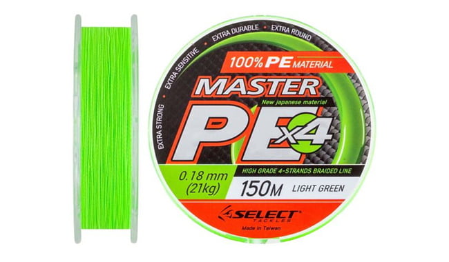 Шнур Select Master PE 150 м 0,18 мм 21 кг - фото 2