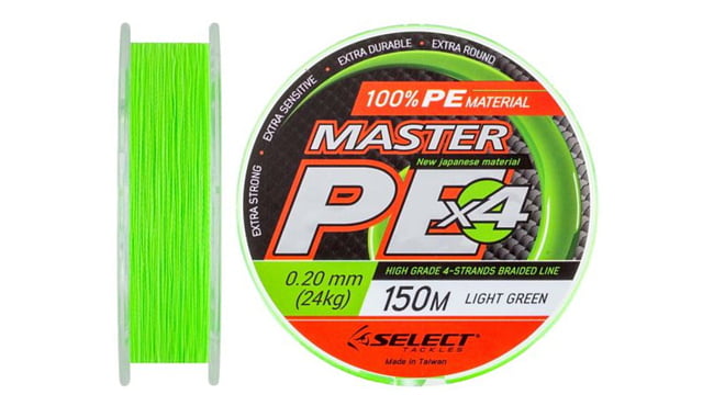Шнур Select Master PE 150 м 0,20 мм 24 кг - фото 1