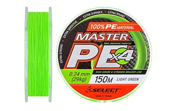 Шнур Select Master PE 150 м 0.24 мм 29 кг