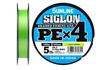 Шнур Sunline Siglon PE x4 150 м 0,094 мм 2,1 кг