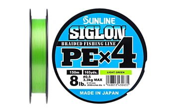 Шнур Sunline Siglon PE x4 150 м 0,121 мм 3,3 кг
