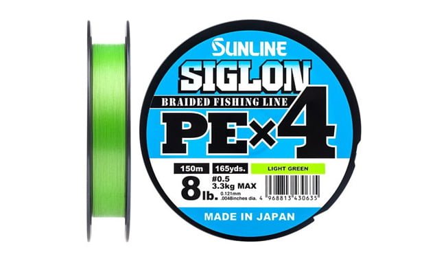 Шнур Sunline Siglon PE x4 150 м 0.121 мм 3.3 кг - фото 1