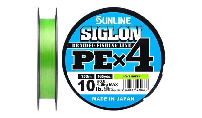 Шнур Sunline Siglon PE x4 150 м 0.132 мм 4.5 кг - фото 1