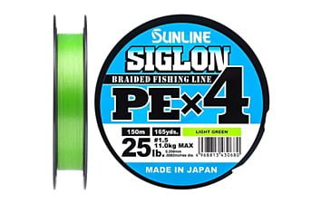 Шнур Sunline Siglon PE x4 150 м 0.209 мм 11 кг