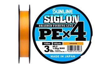 Шнур Sunline Siglon PE x4 150 м 0.076 мм 1.6 кг