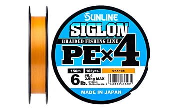 Шнур Sunline Siglon PE x4 150 м 0.108 мм 2.9 кг