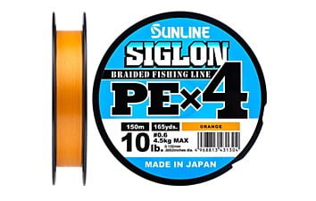 Шнур Sunline Siglon PE x4 150 м 0.132 мм 4.5 кг
