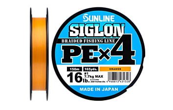 Шнур Sunline Siglon PE x4 150 м 0.171 мм 7.7 кг