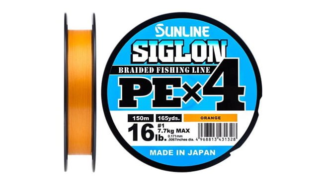 Шнур Sunline Siglon PE x4 150 м 0,171 мм 7,7 кг - фото 1
