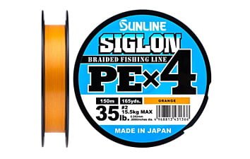 Шнур Sunline Siglon PE x4 150 м 0.242 мм 15.5 кг
