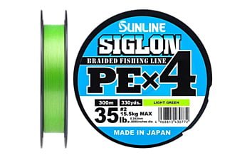 Шнур Sunline Siglon PE x4 300 м 0.242 мм 15.5 кг