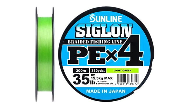 Шнур Sunline Siglon PE x4 300 м 0,242 мм 15,5 кг - фото 2